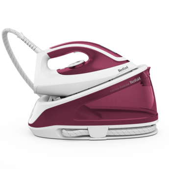 TEFAL Tefal Essential SV6110 Steam Generator Iron / White & Ruby Red