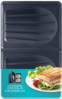 Tefal Snack Collection Accessory Plates - Croque Monsieur/Toasted Sand