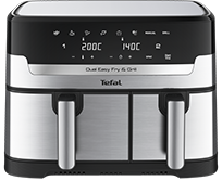 TEFAL Easy Fry Compact EY301840 Digital Health Air Fryer, Black, 0.4kg, 2  Portions EY301840